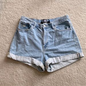 Urban Outfitters High rise mom jean shorts